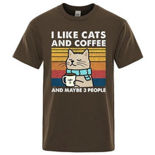 I Like Cats And Coffee Tee - Always Whiskered