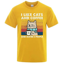 I Like Cats And Coffee Tee - Always Whiskered