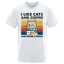 I Like Cats And Coffee Tee - Always Whiskered