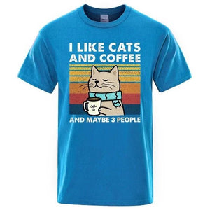 I Like Cats And Coffee Tee - Always Whiskered