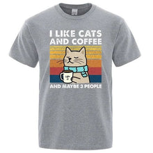 I Like Cats And Coffee Tee - Always Whiskered