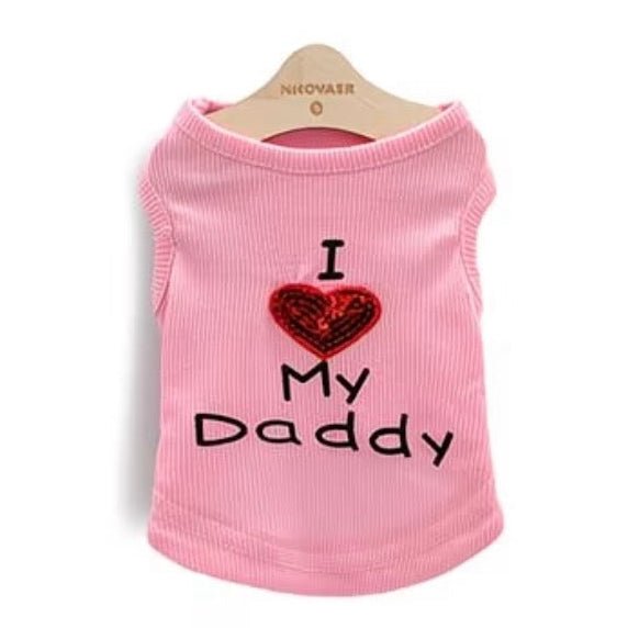 I Love My Mommy / Daddy Pet Tees - Always Whiskered