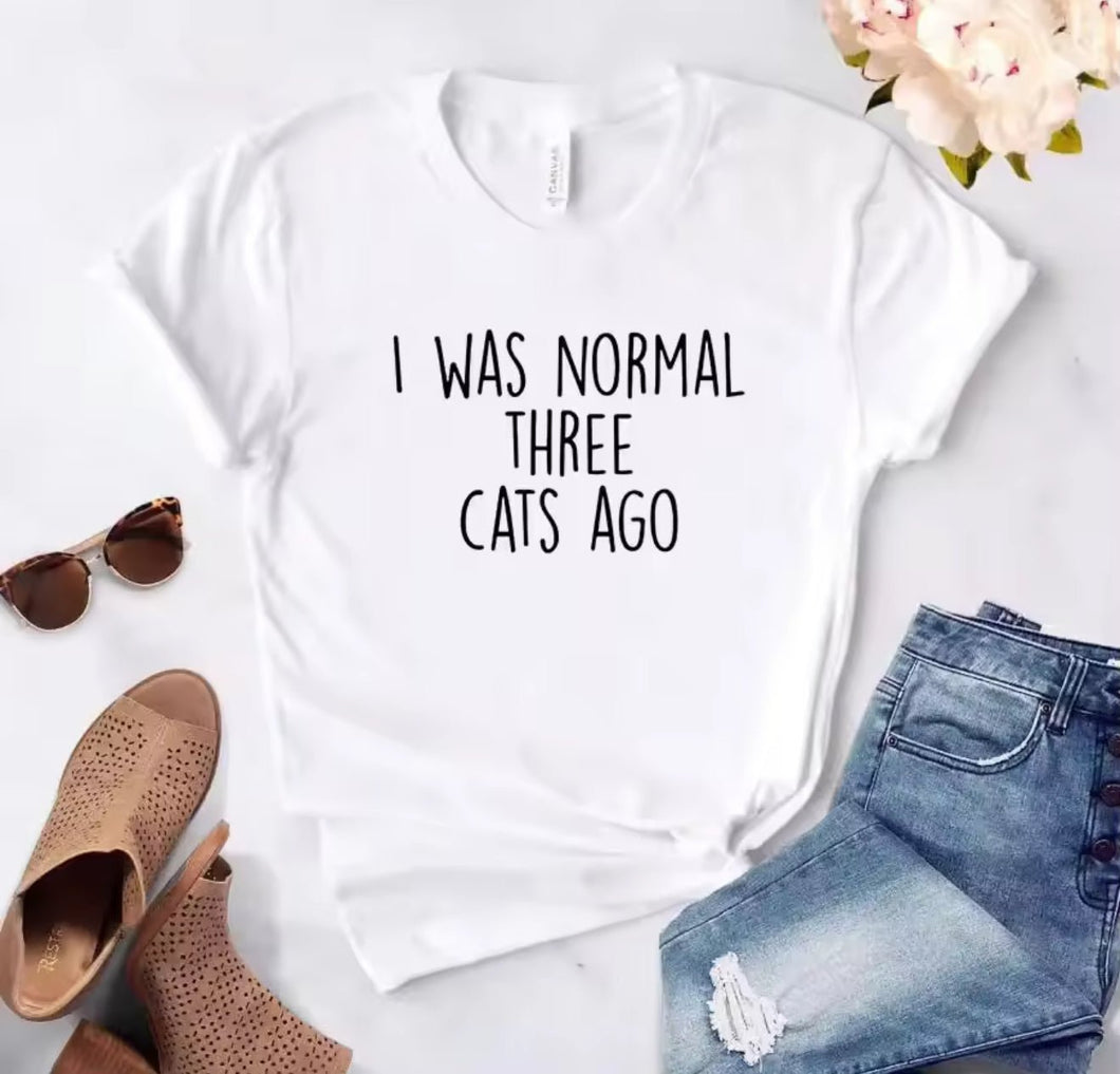 I Was Normal Women's Tee - Always Whiskered