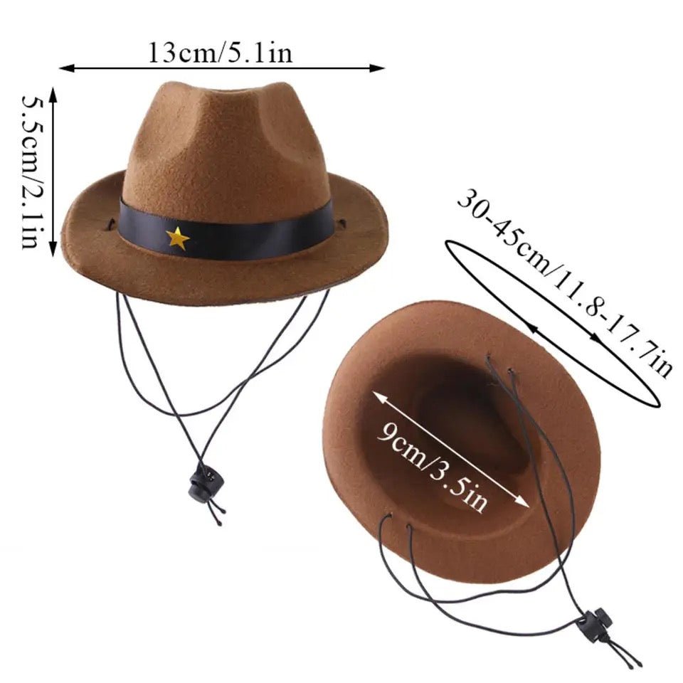 I'm A Cowboy Pet Hat - Always Whiskered