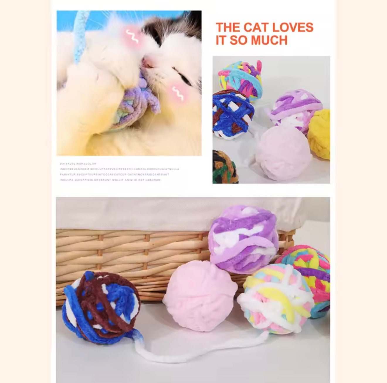Jingle Yarn Ball Toy - Always Whiskered