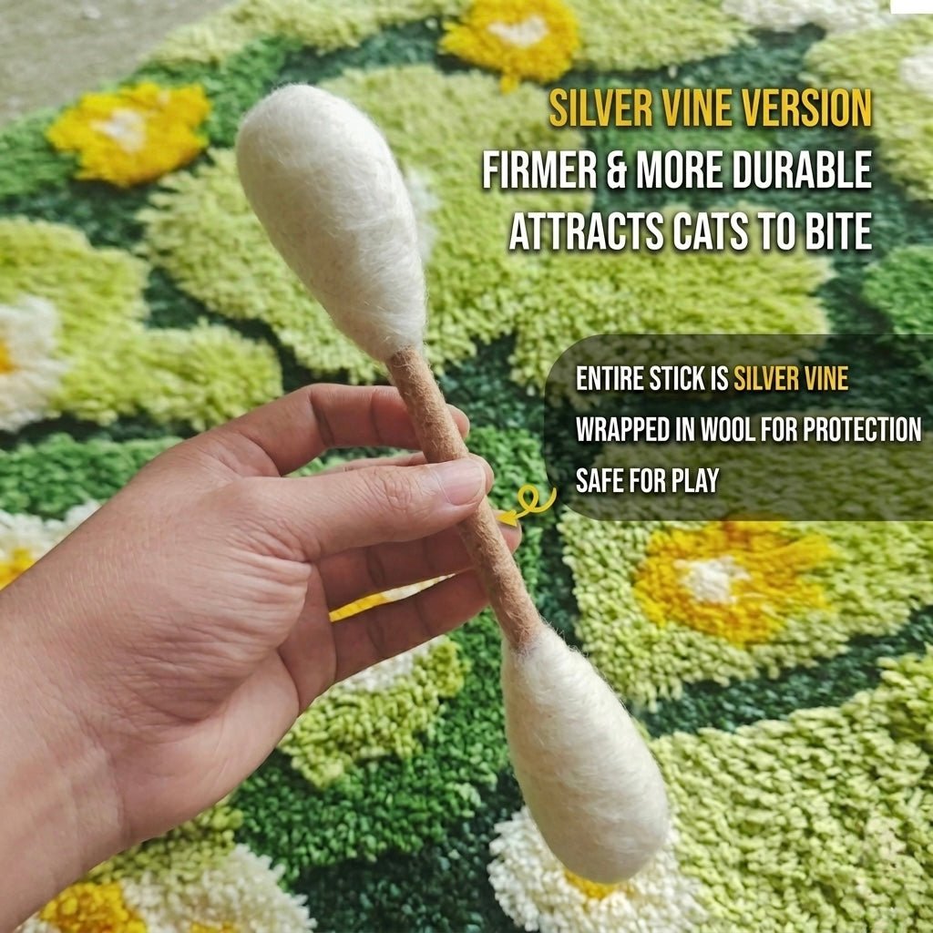 Jumbo Cotton Bud Cat Toy - Always Whiskered