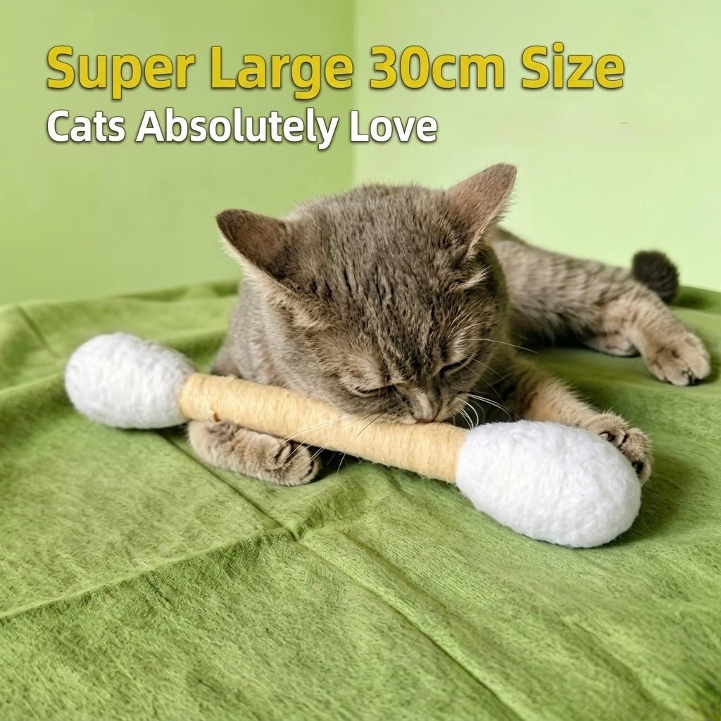 Jumbo Cotton Bud Cat Toy - Always Whiskered