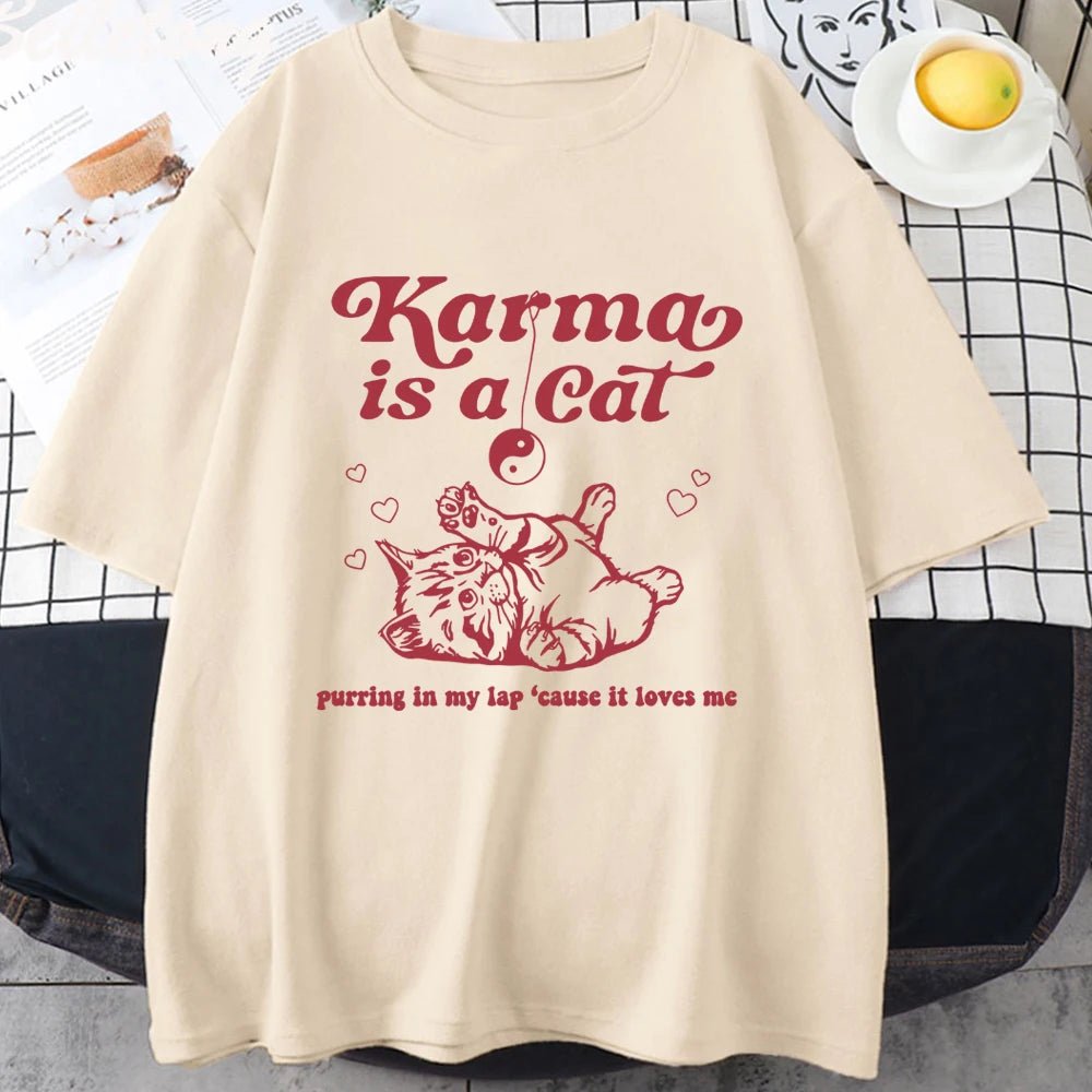 Karma Is A Cat Tee - Always Whiskered