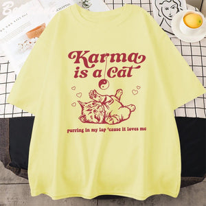 Karma Is A Cat Tee - Always Whiskered