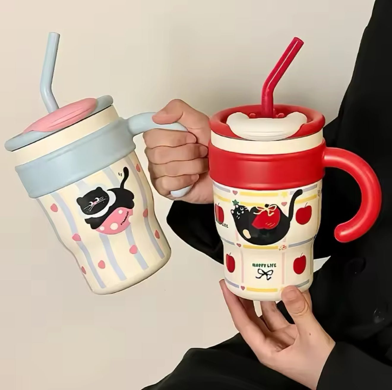 Kawaii Kitty Tumblers - Always Whiskered