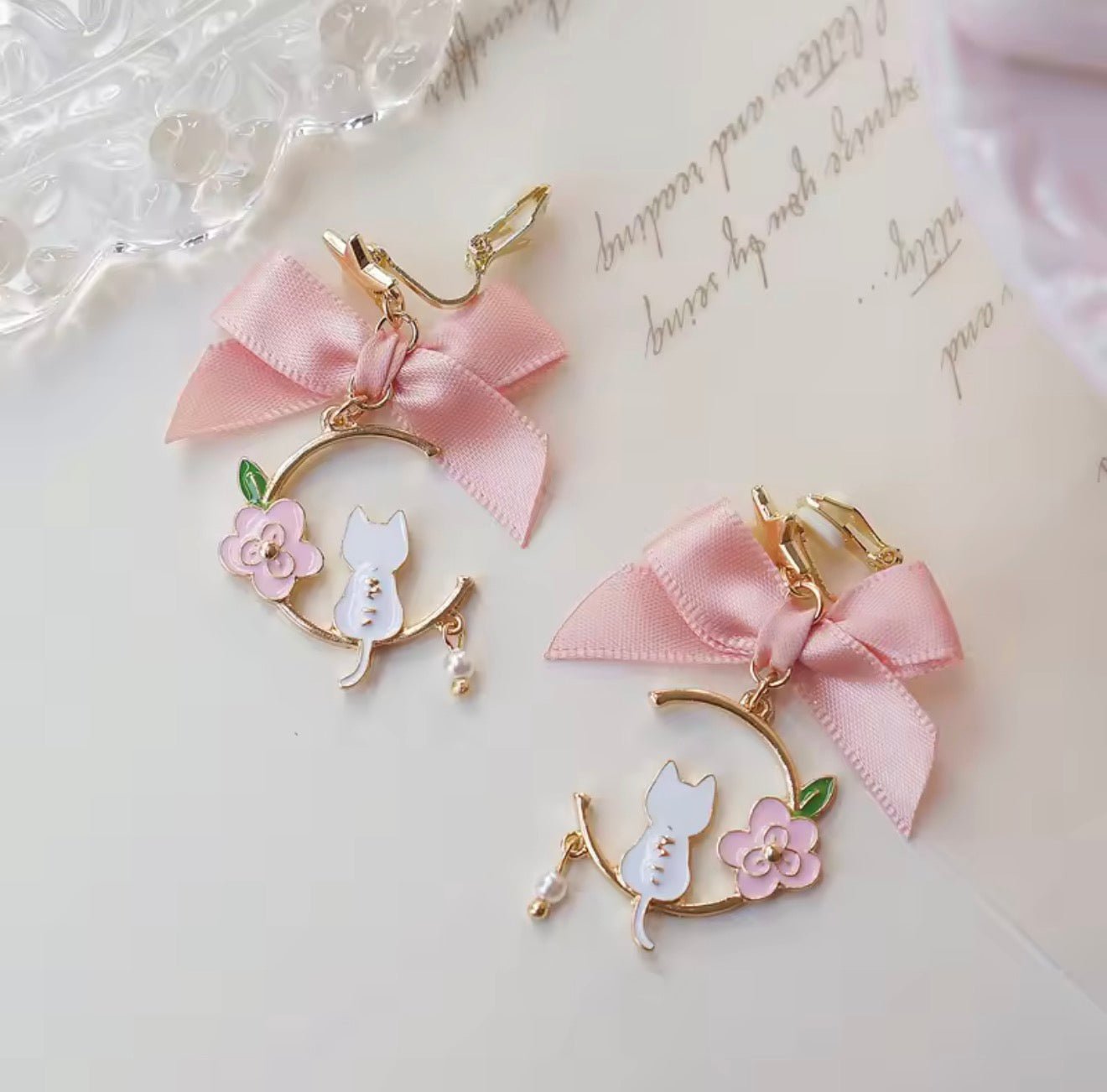 Kawaii Neko Earrings - Always Whiskered