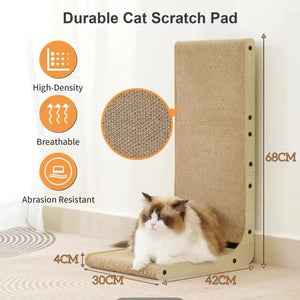 L - shaped Cat Scratcher - Always Whiskered