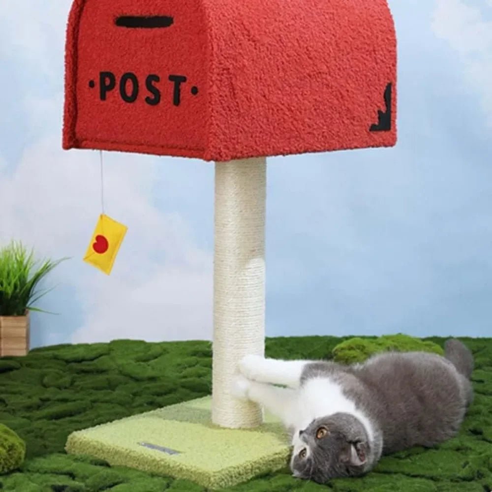 Mailbox Post Cat Tower - Always Whiskered
