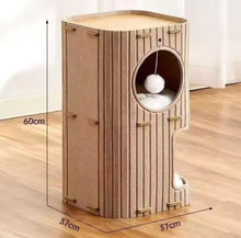 MeowFort Felt Tower - Always Whiskered