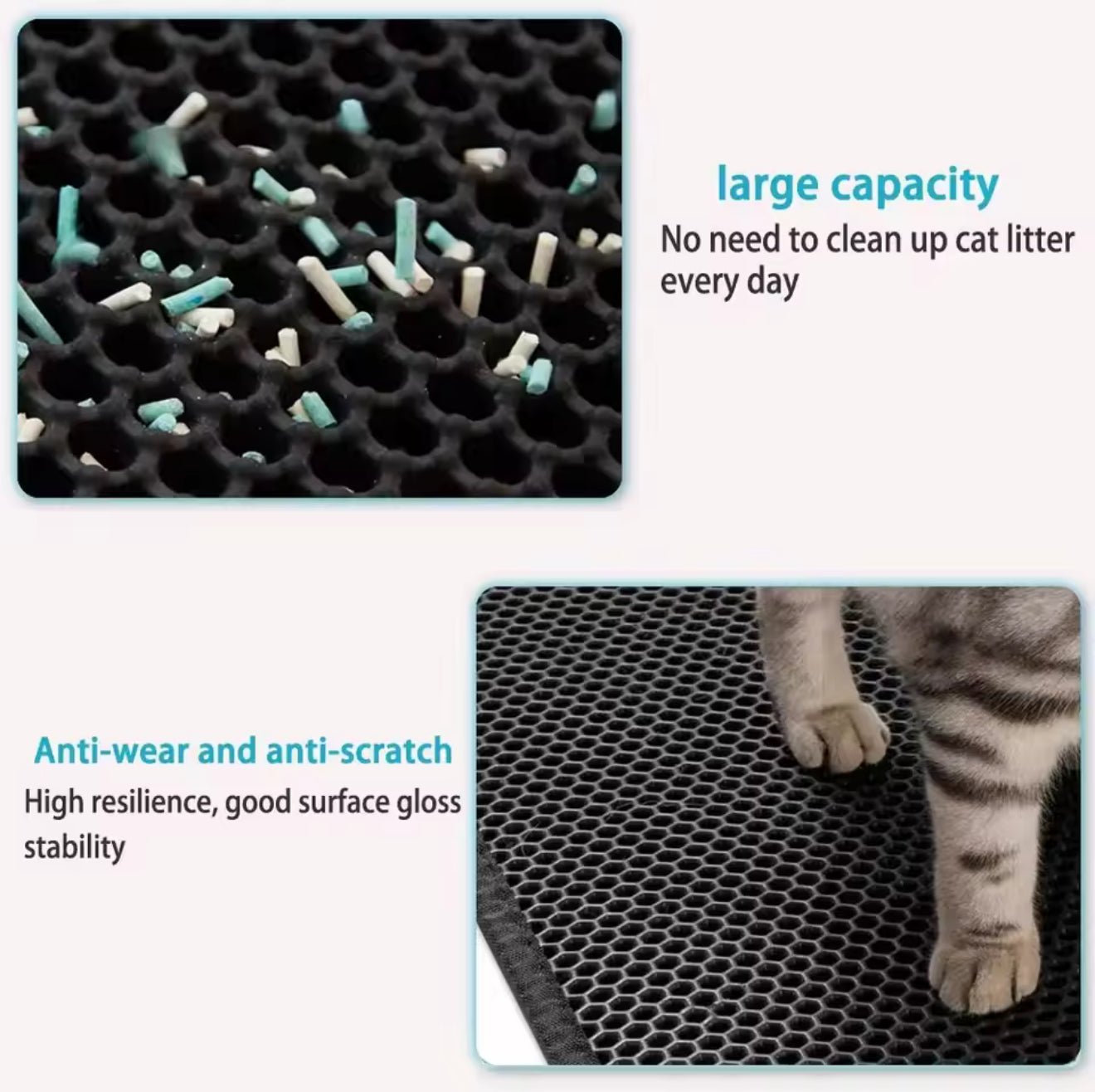 Mess - No - More Litter Mat - Always Whiskered