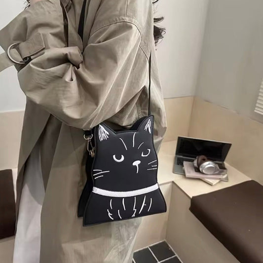 Midnight Cat Whiskers Crossbody Bag - Always Whiskered