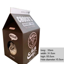 Milk Carton Scratcher Bed - Always Whiskered