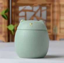 Minimalist Cat Memorial Urn - Always Whiskered