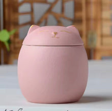 Minimalist Cat Memorial Urn - Always Whiskered