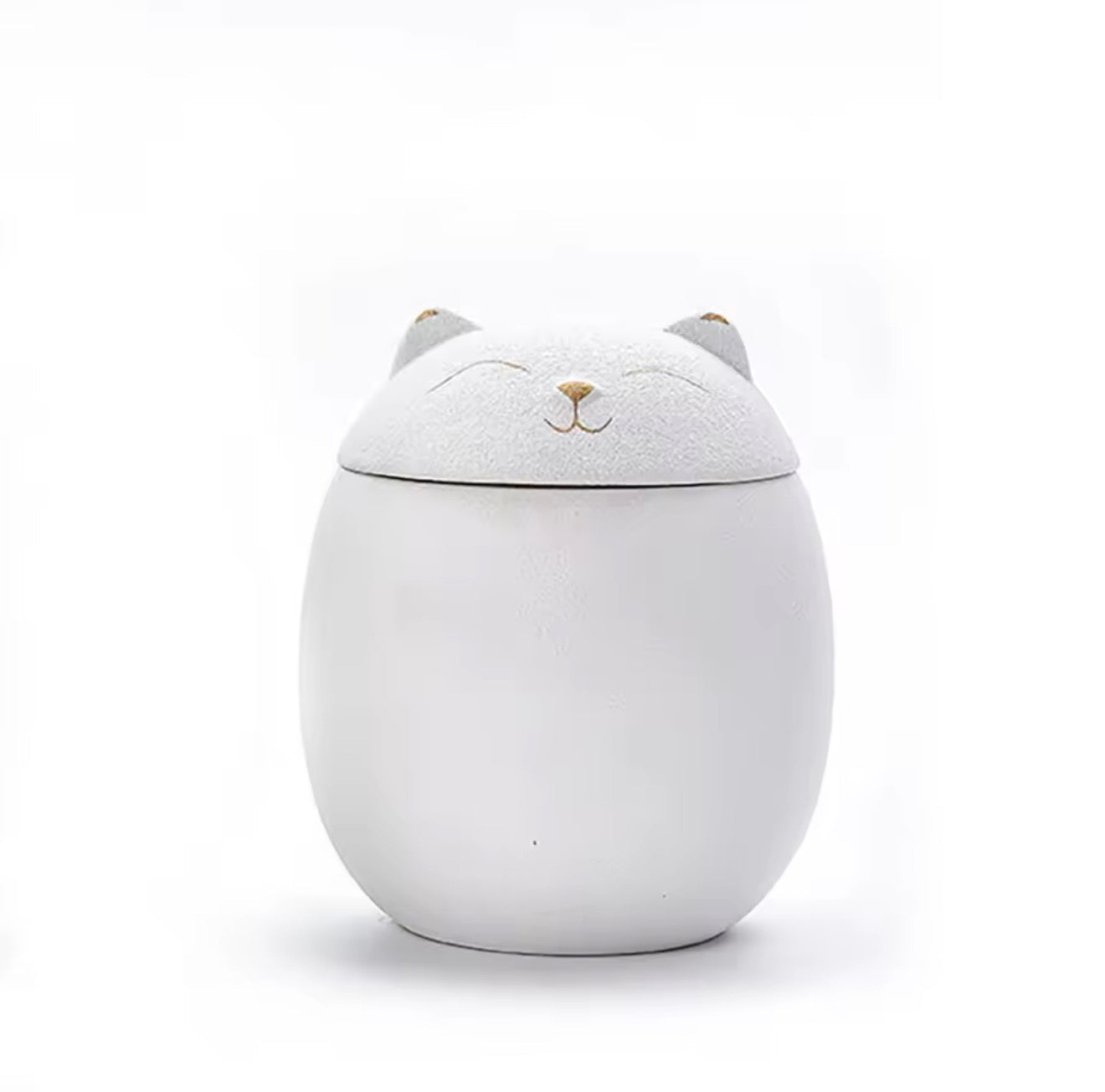 Minimalist Cat Memorial Urn - Always Whiskered
