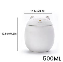 Minimalist Cat Memorial Urn - Always Whiskered