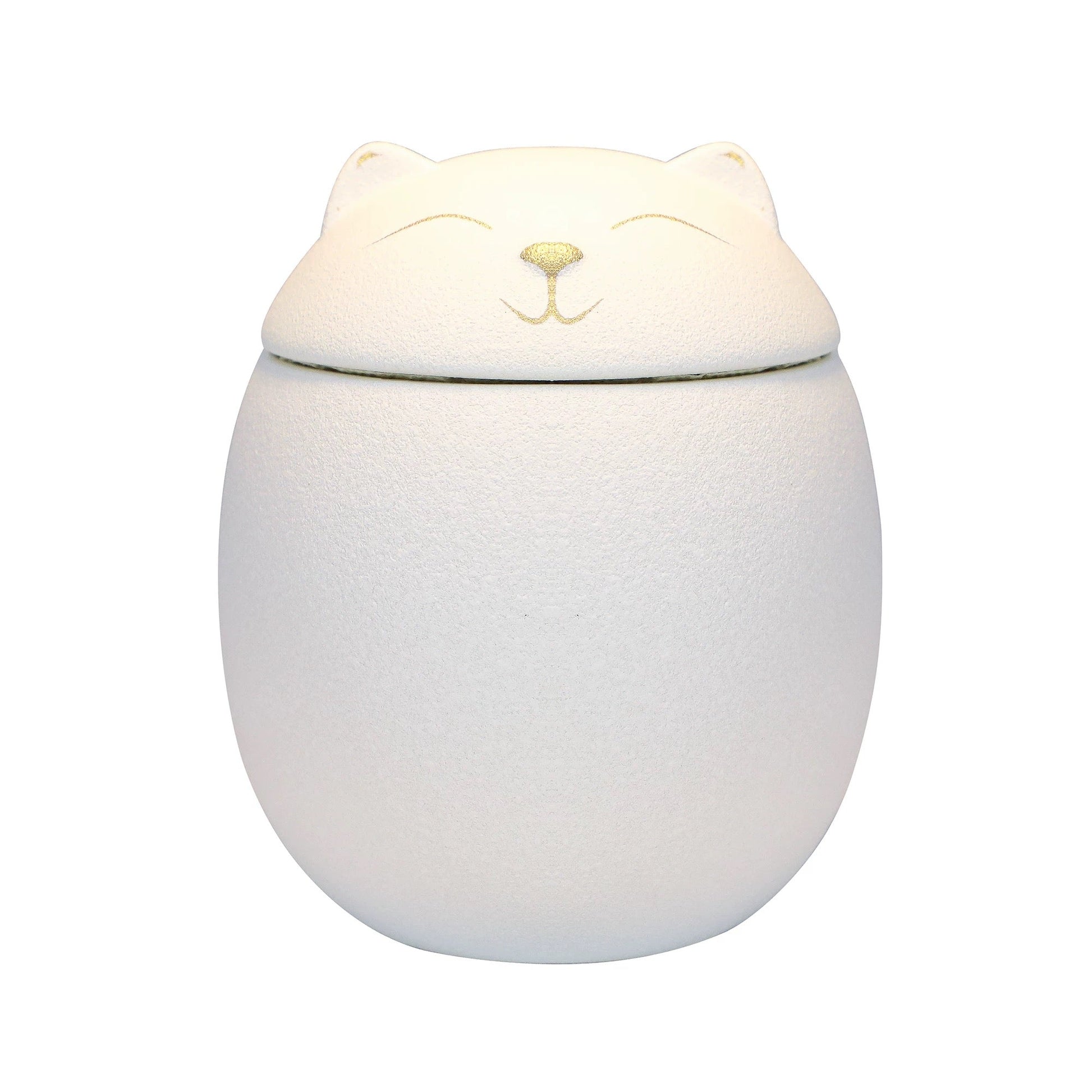 Minimalist Cat Memorial Urn - Always Whiskered