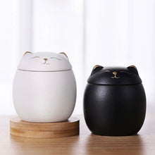 Minimalist Cat Memorial Urn - Always Whiskered