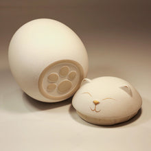 Minimalist Cat Memorial Urn - Always Whiskered