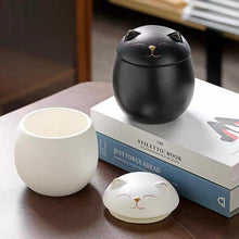 Minimalist Cat Memorial Urn - Always Whiskered