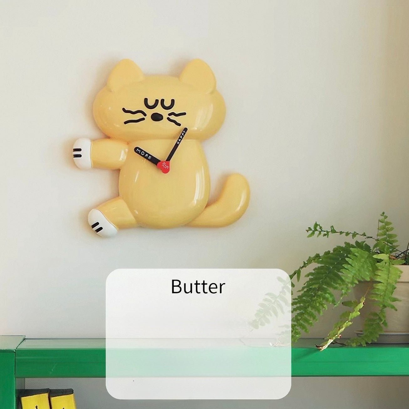 Mochi Wag Cat Clock - Always Whiskered
