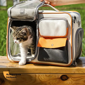 Outdoor Travel Pet Backpack - Always Whiskered