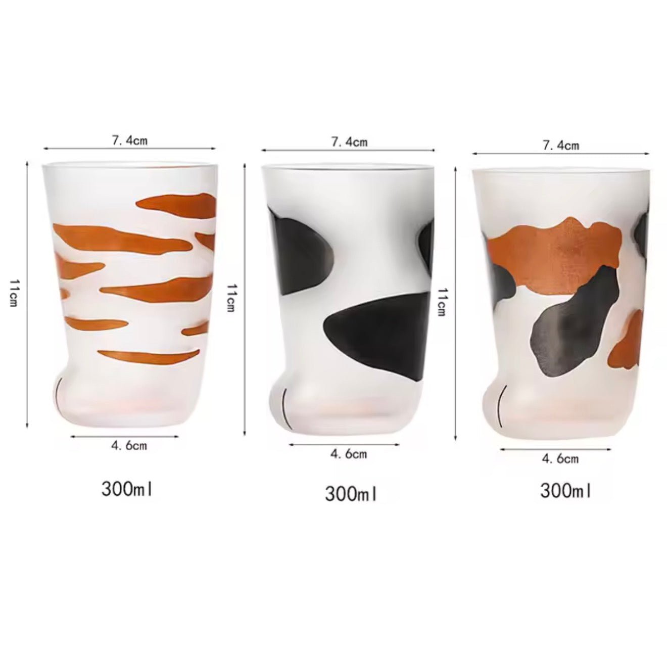 Pawsies Glass Cup - Always Whiskered