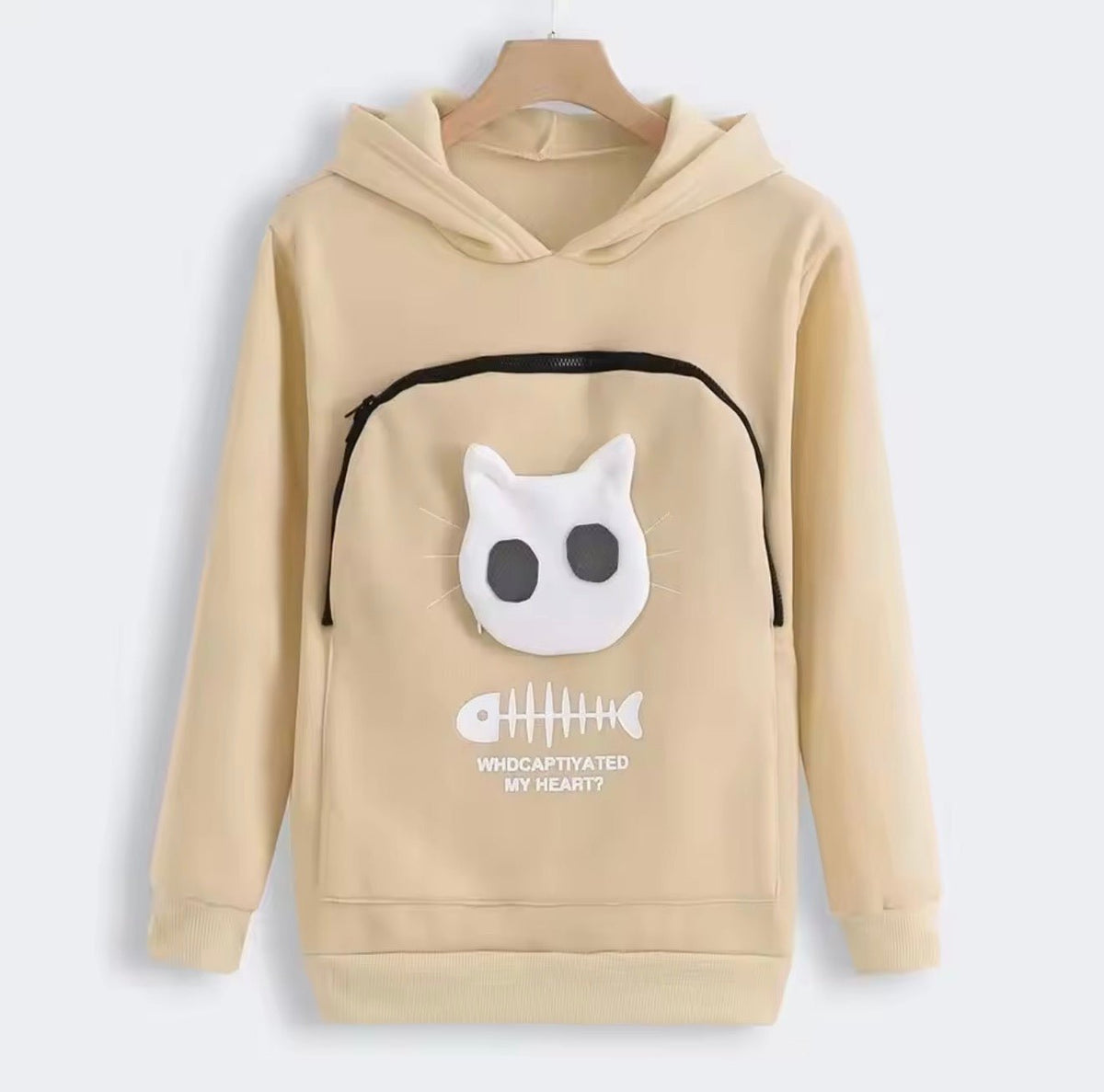 Pawsome Cat Pocket Hoodie - Always Whiskered