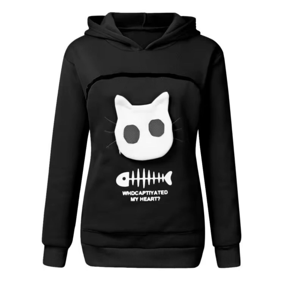Pawsome Cat Pocket Hoodie - Always Whiskered