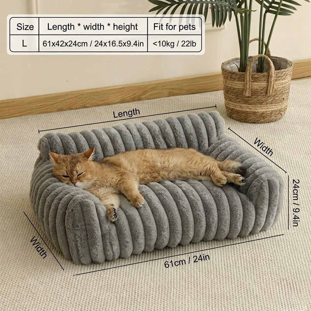 Pawsome Cosy Pet Couch - Always Whiskered