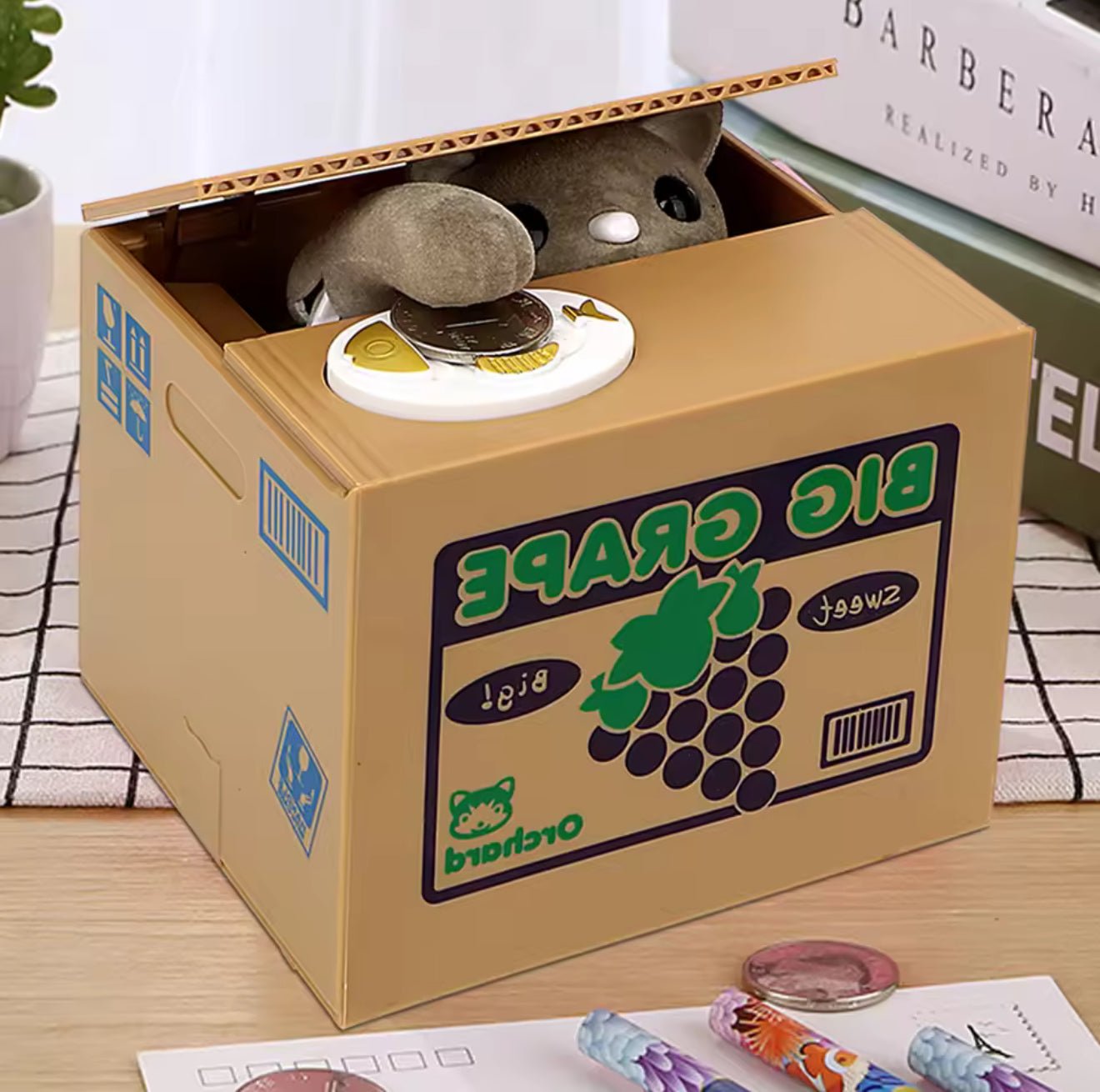 Pawsome Meow Coin Bank - Always Whiskered