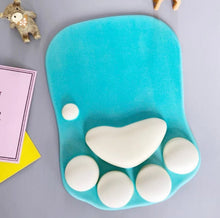 Pawsome Mouse Pad with wrist rest - Always Whiskered