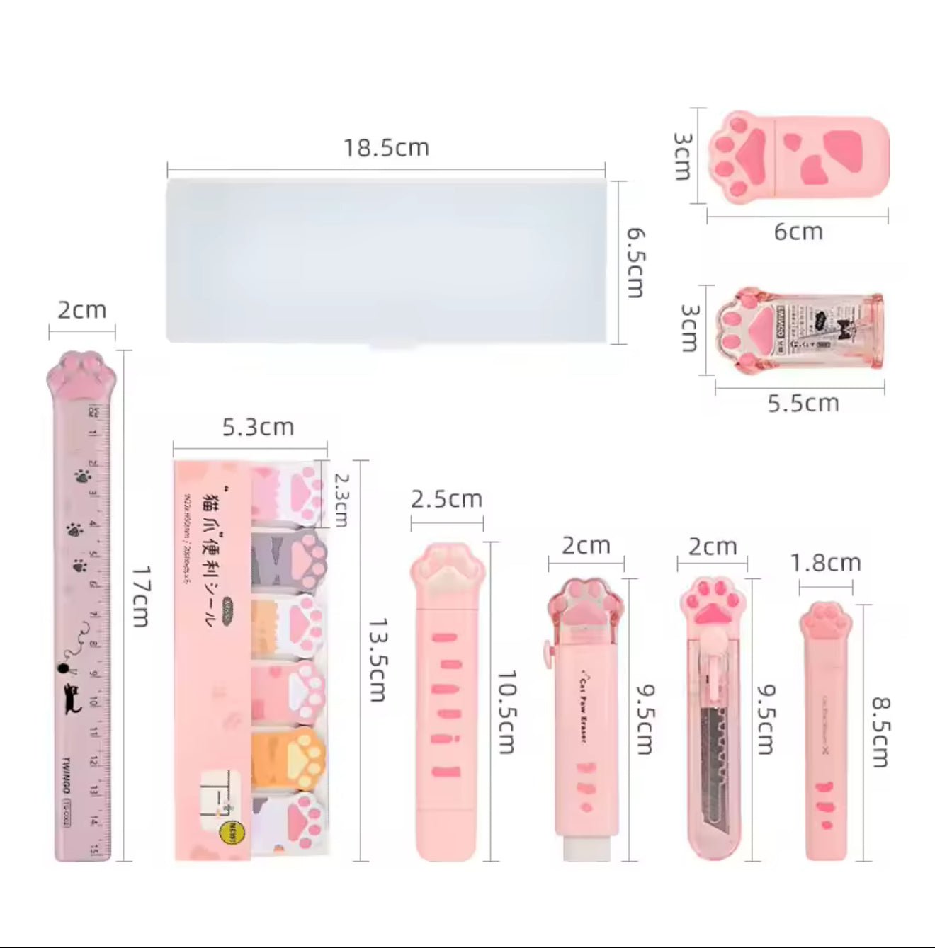 Pawsome Stationery Set - Always Whiskered