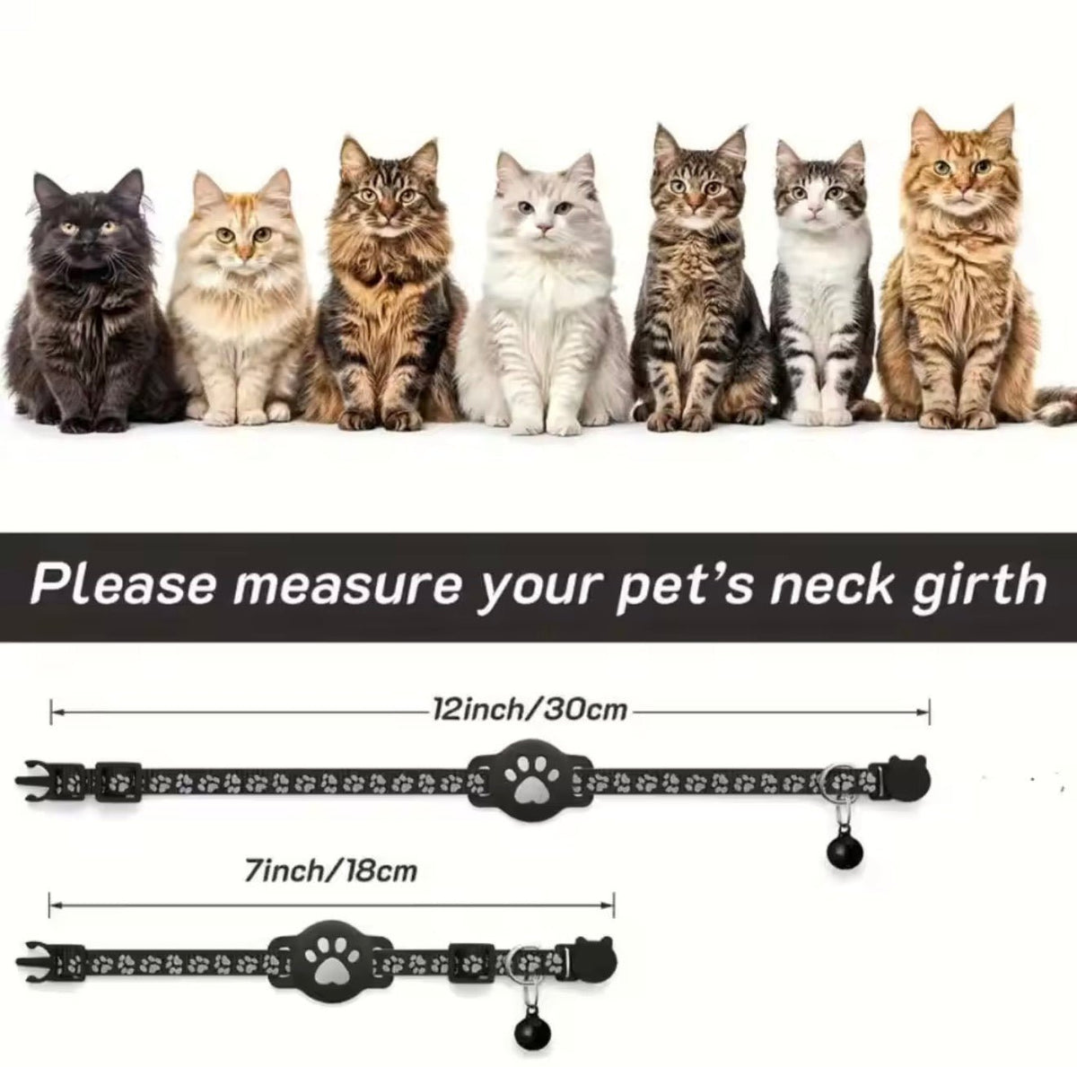 PawTrack Smart Pet Tracker Collar - Always Whiskered
