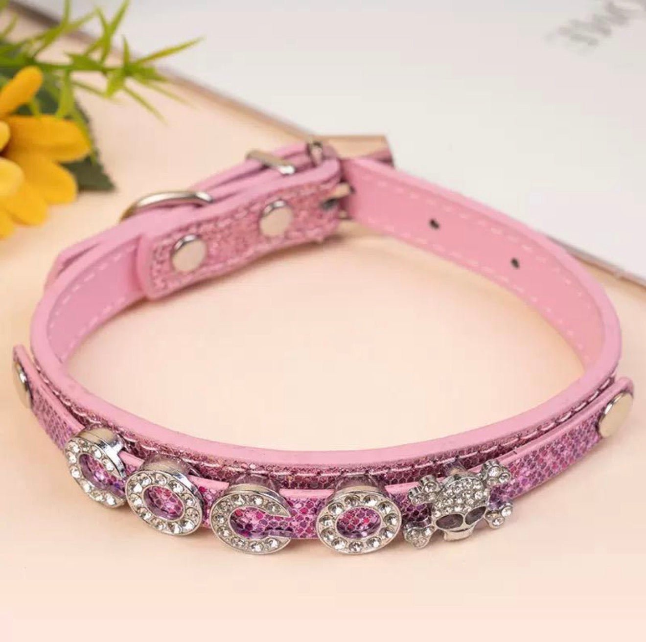 Personalized Bling Name Collar - Always Whiskered