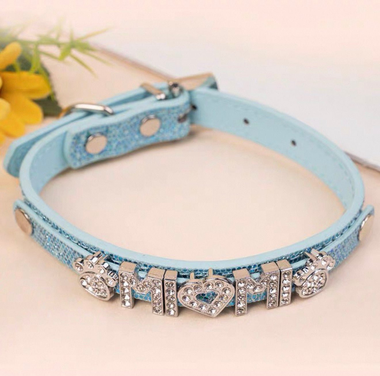 Personalized Bling Name Collar - Always Whiskered