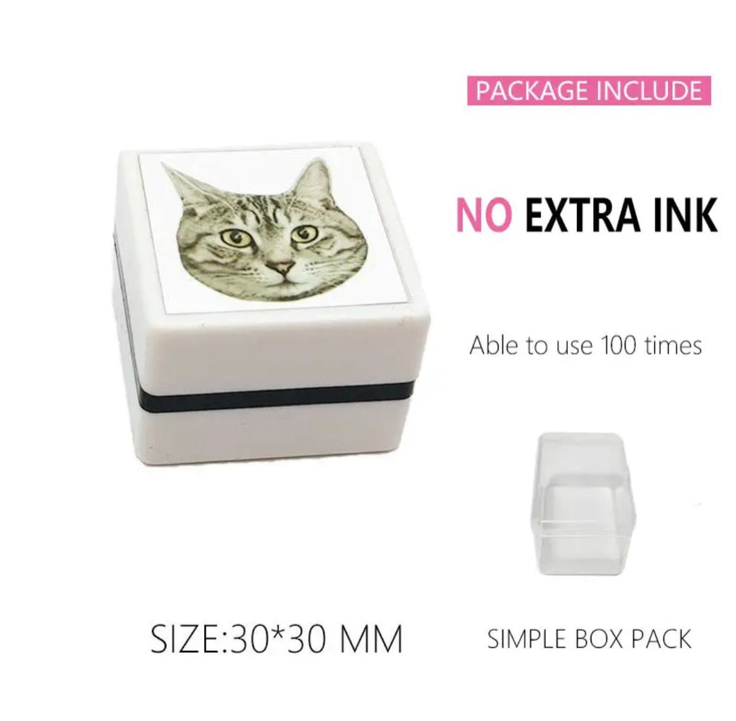 Personalized Pet Stamp - Always Whiskered