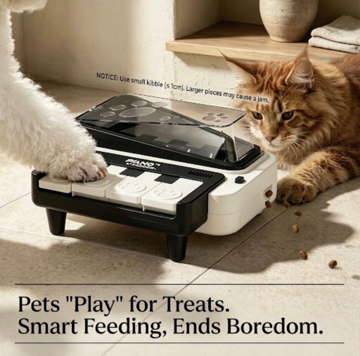Piano Treat Dispenser - Always Whiskered