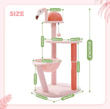 Pink flamingo Cat Tree - Always Whiskered