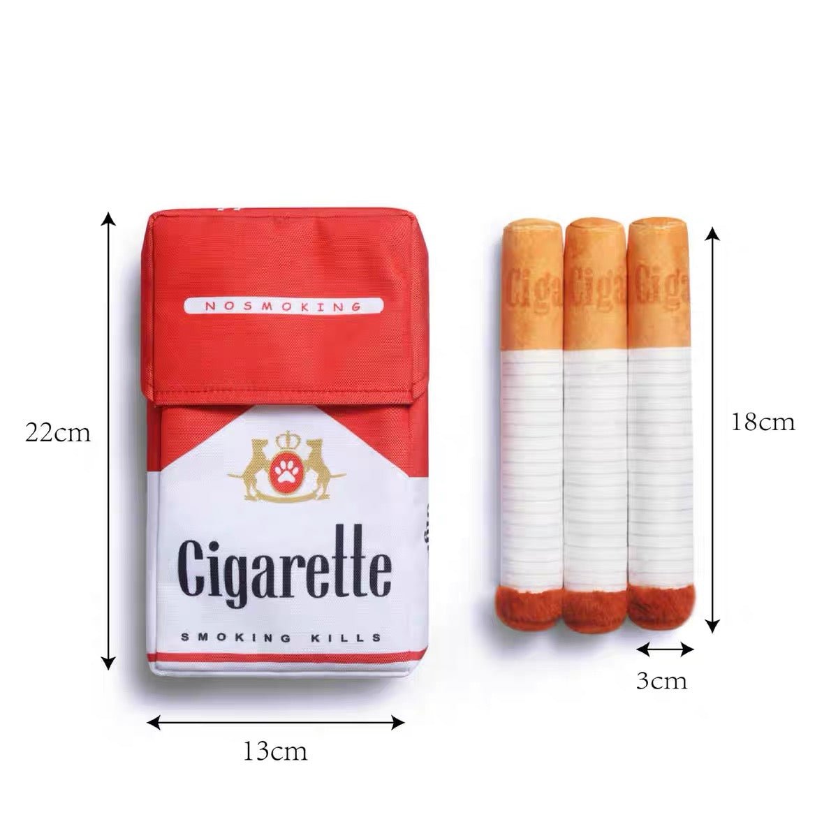 Plush Ciggie Pack Toy - Always Whiskered