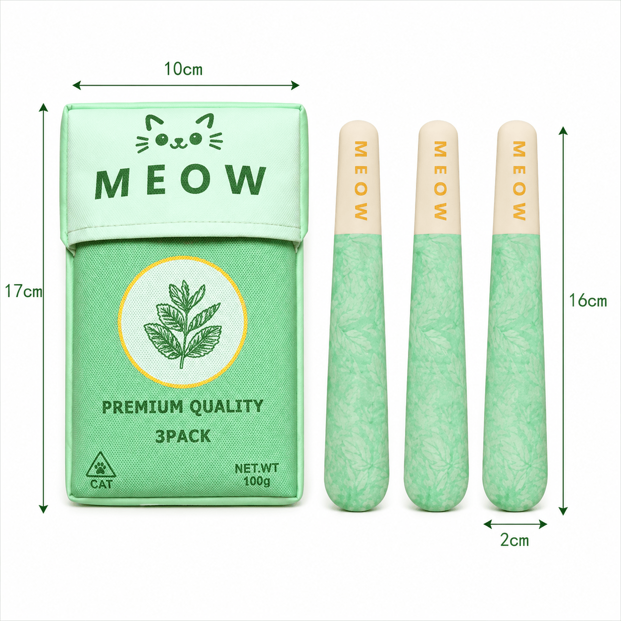 Plush Ciggie Pack Toy - Always Whiskered