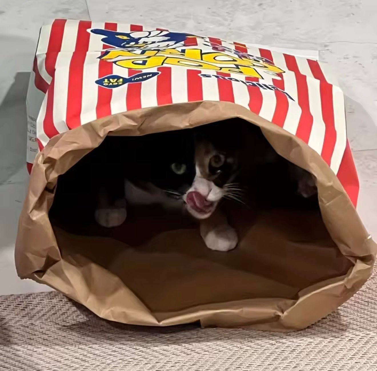 Pop Pop Popcorn Sack - Always Whiskered