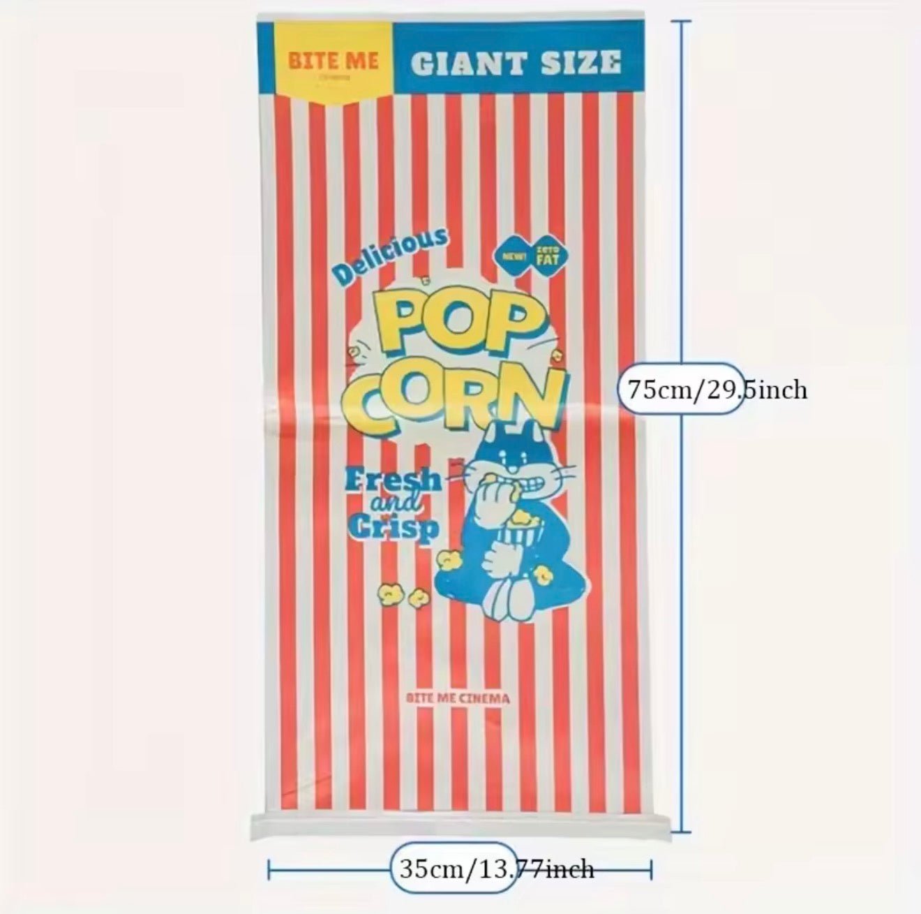 Pop Pop Popcorn Sack - Always Whiskered
