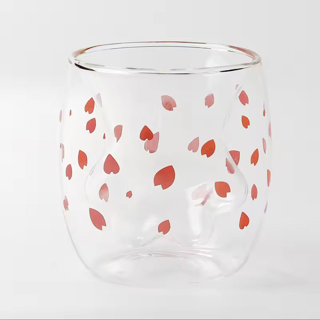 Precious Paw Double Walled Glass - Always Whiskered