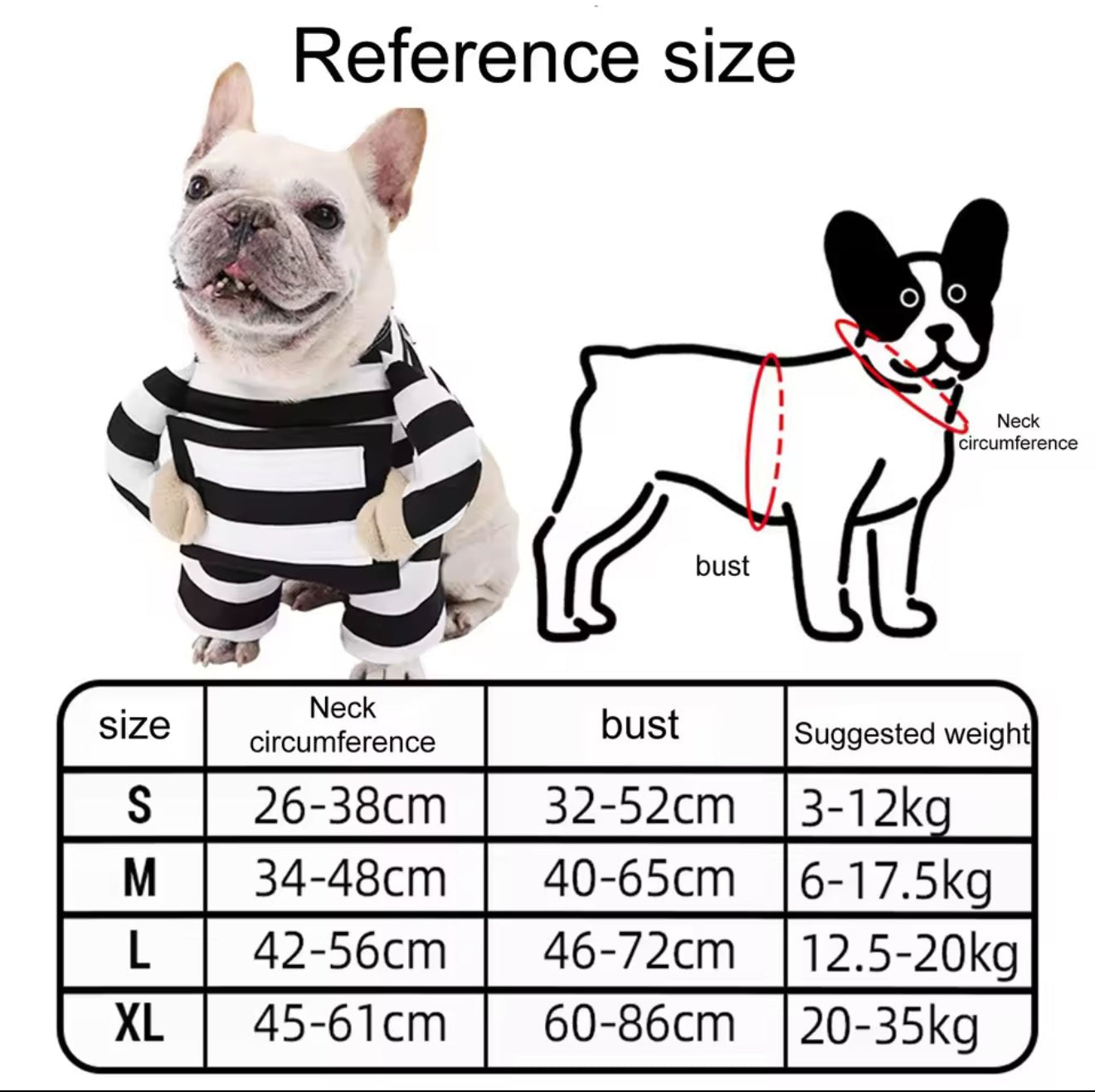 Prisoner Pet Costume - Always Whiskered